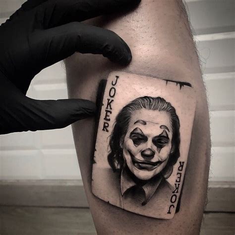 joker face tattoo designs